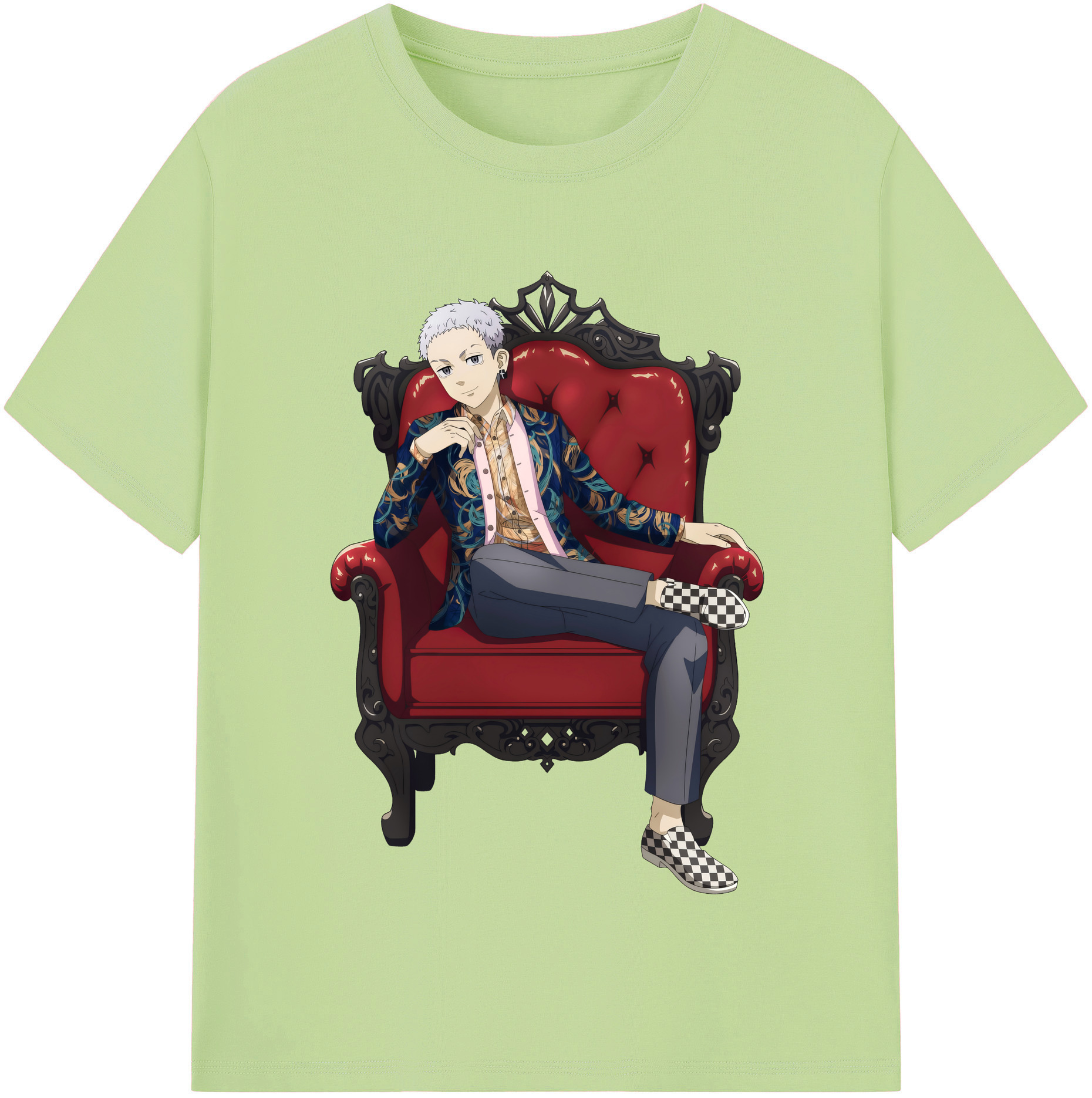 （画像用） 東京リベンジャーズ Tokyo Revengers 綿100％半袖Tシャツ（フロントプリント）
